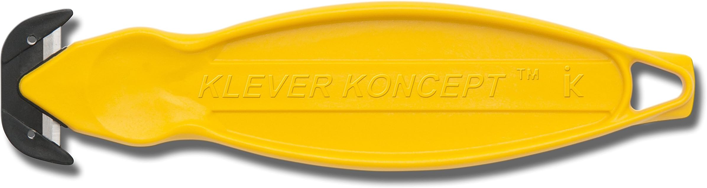 50/Pack Bulk Klever Kutter, Klever Koncept, Safet Cutter, Box Cutter, Safety Knife (Yellow)