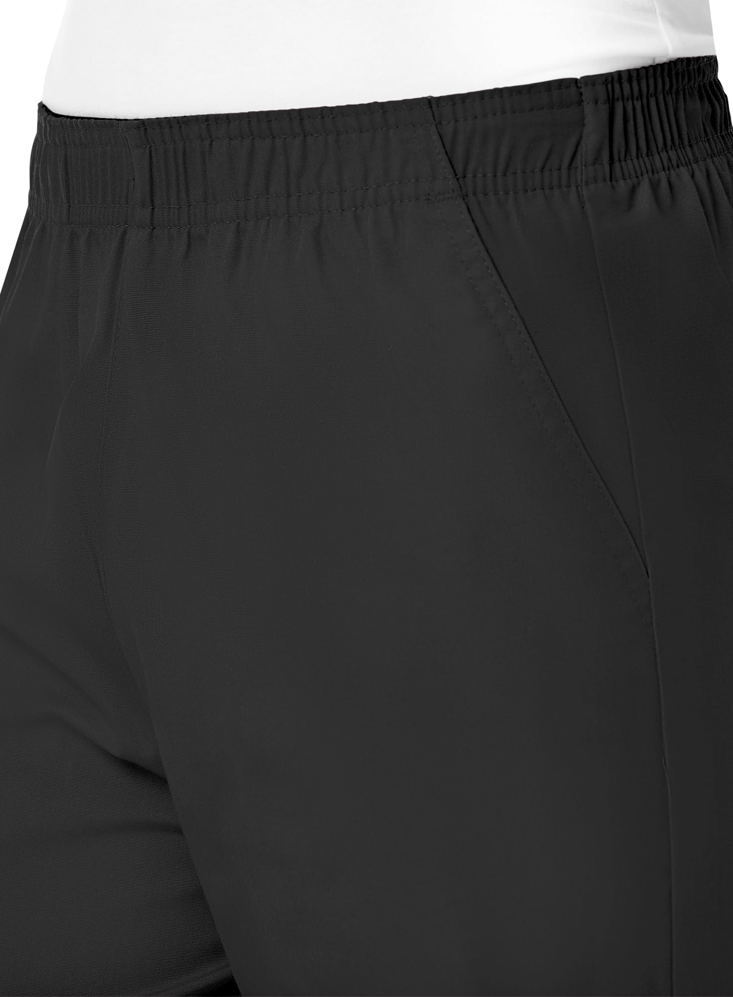 Maevn Women's Core Full Elastic Band Cargo Pants(Black, XX-Small)