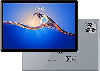 DOMO Slate SL39 10.1-Inch 4G Tablet PC | 4GB RAM + 32GB inbuilt Storage |1TB Expandable | Dual SIM Slot, Octa Core CPU, GPS, Bluetooth [Grey]