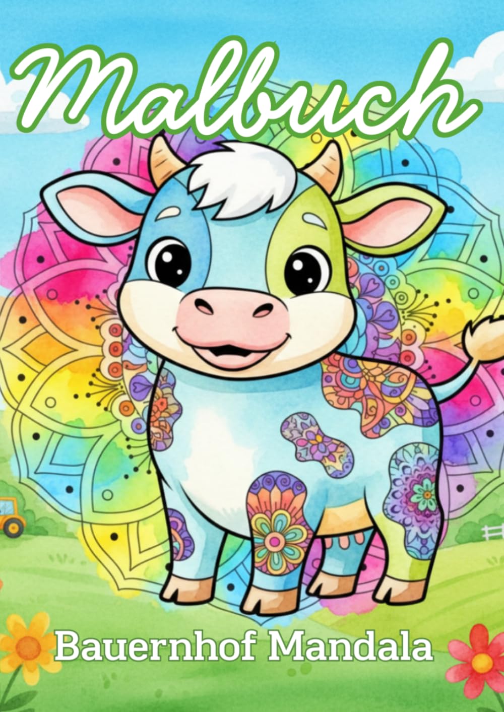 Malbuch Bauernhoftiere Mandala, schöne Motive verpackt in einzigartige Mandalas inspiriert durch den Bauernhof - für Kinder: Nicht zu viel Mandala, ... und kleine Kinder oder für die Mamas & Papas