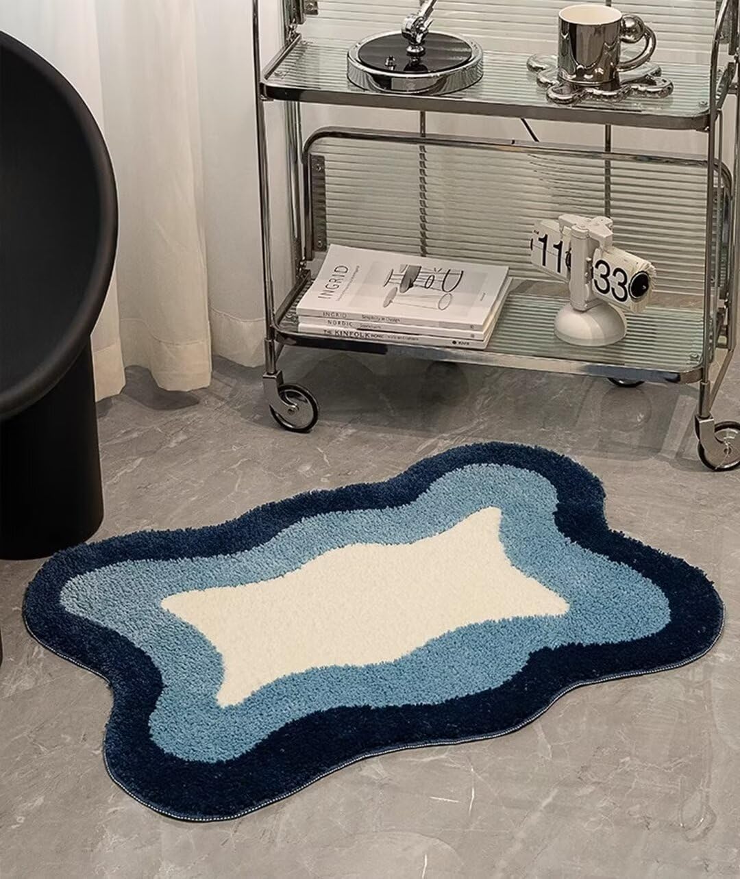 Alfombras de baño irregulares,alfombra de baño de microfibra antideslizante absorbente de agua,alfombras lavables a máquina para bañera, lavabo, ducha,alfombra de puerta de entrada,alfombra de felpa