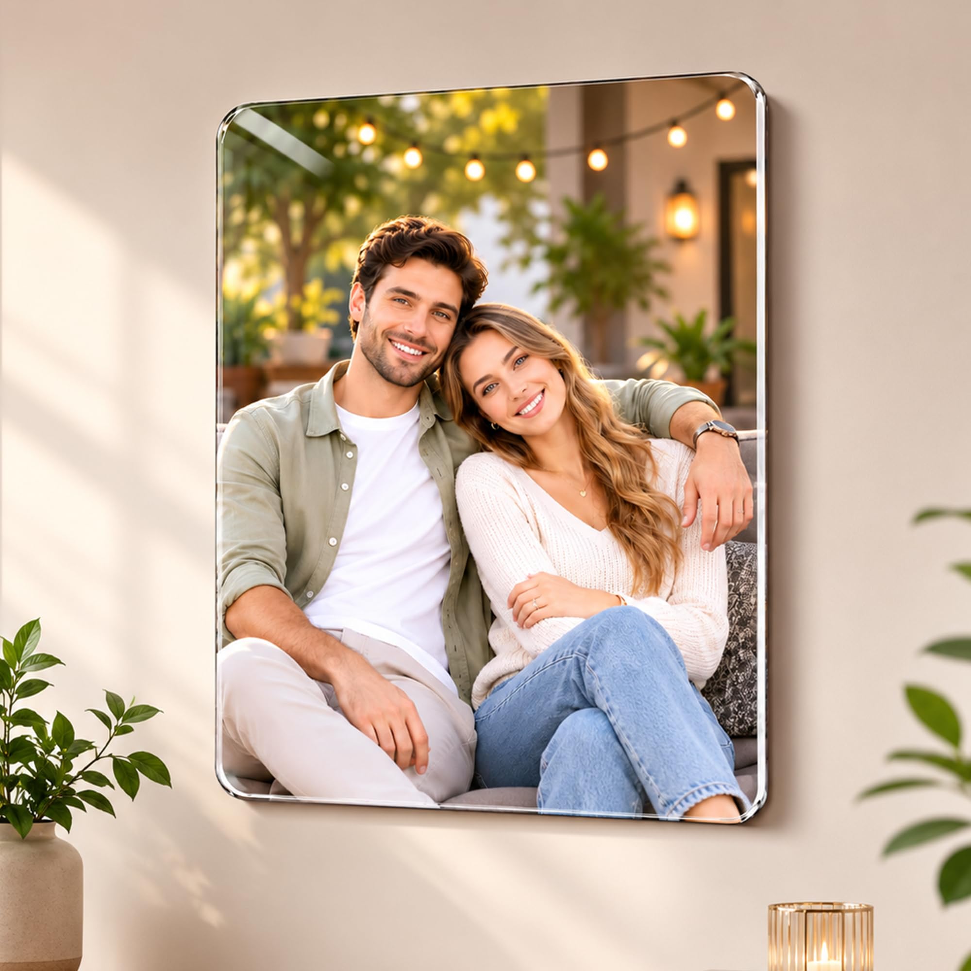 Auromin Acrylic Personalized Photo Frame 3 mm (8.27x11.69 inches