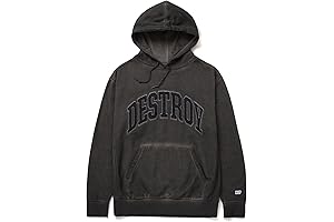 HUF Destroy Rebuild Faded Hoodie Sweatshirt: Unbeatable Comfort and Casual Style for Streetwear Enthusiasts