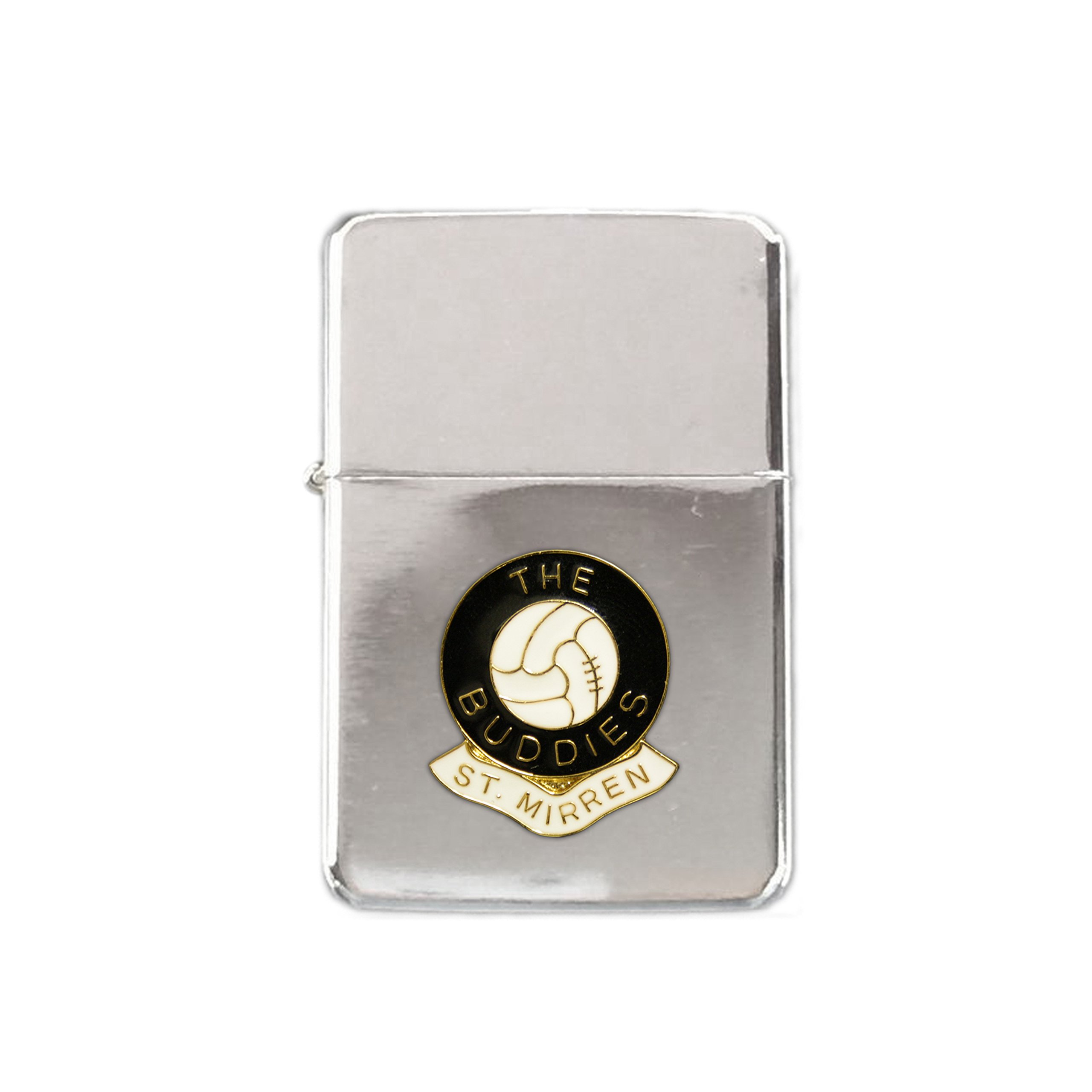 Awesome Gifts Football Chrome Petrol Lighter St Mirren