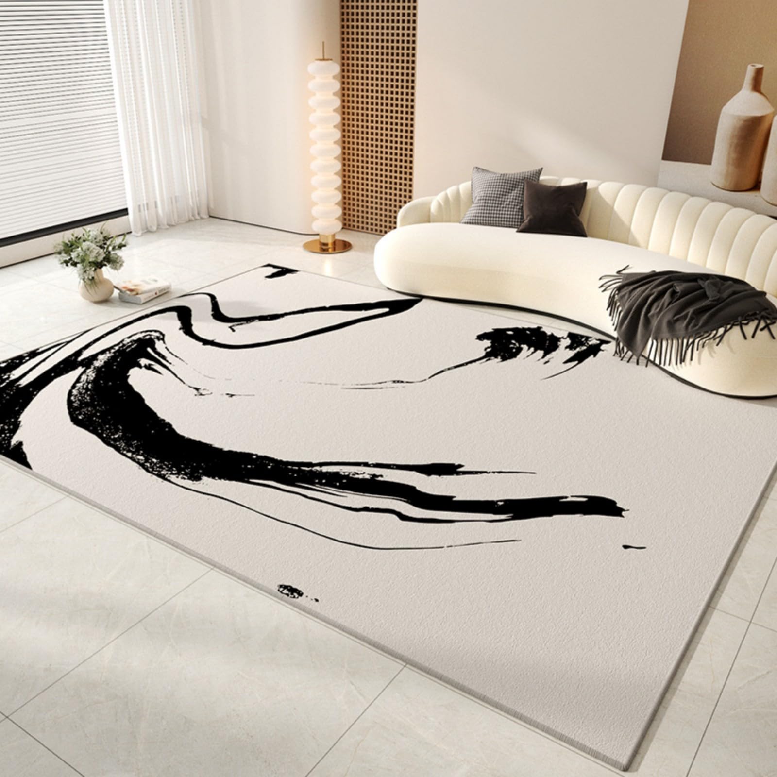 Tapis de salon moelleux pour réchauffer l'ambiance de votre chambre à coucher