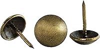 Vista 7 de decotacks® 500 PCS Heavy Duty Antique Brass Finish Upholstery Tacks, Sofa Nails, French Natural Thumb Tack,Push Pin, 7/16" Head Dia