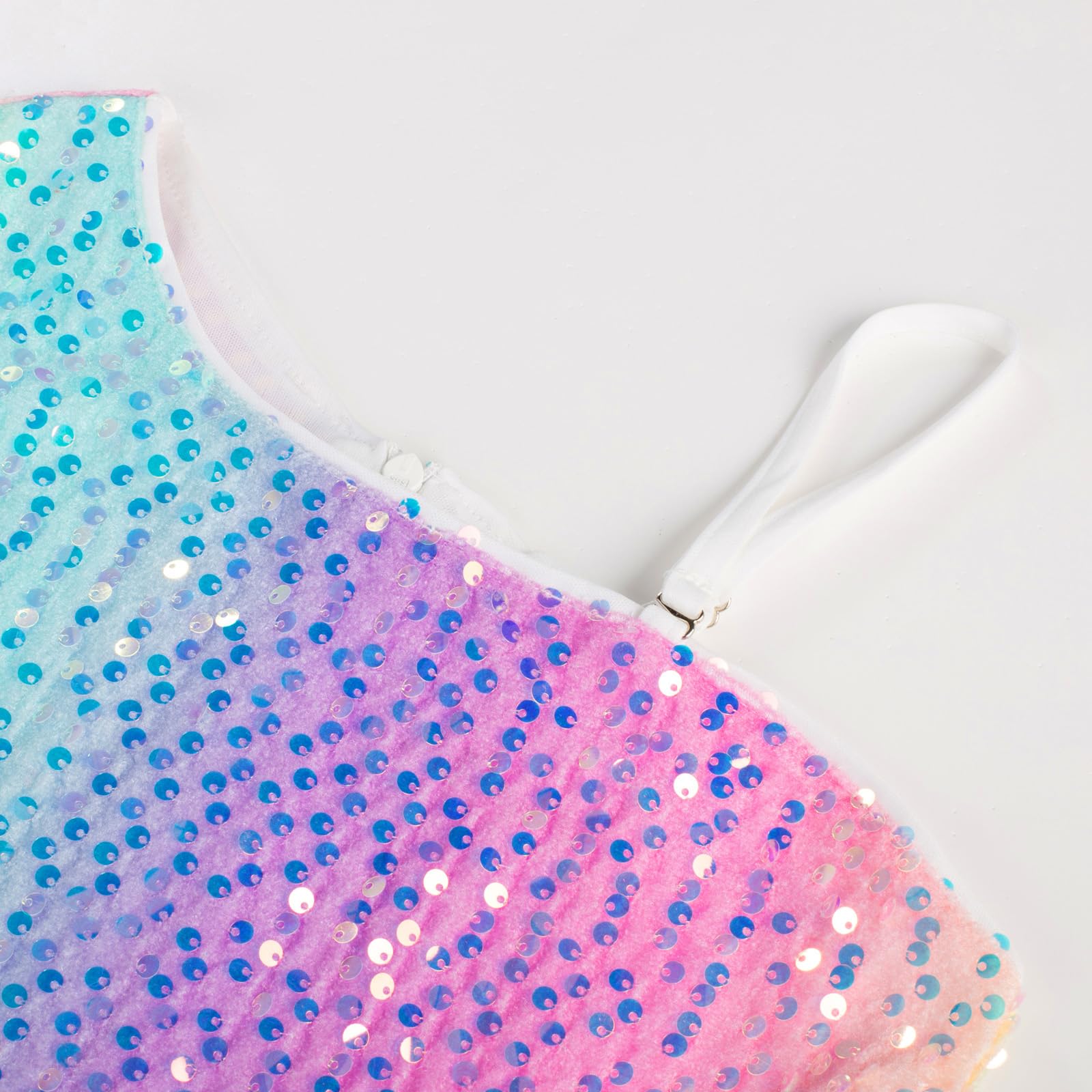 GRACE KARIN Robe à Sequins Asymétrique sans Manches Une épaule pour Petite Fille en Ligne