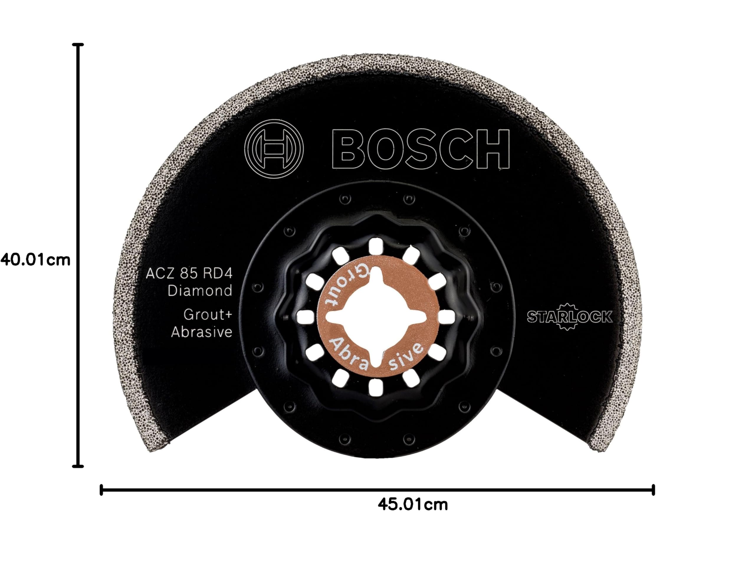 Bosch Professional Starlock - Hoja de sierra segmentada para mortero y abrasivo Diamant RIFF ACZ 85 RD4, 85 mm