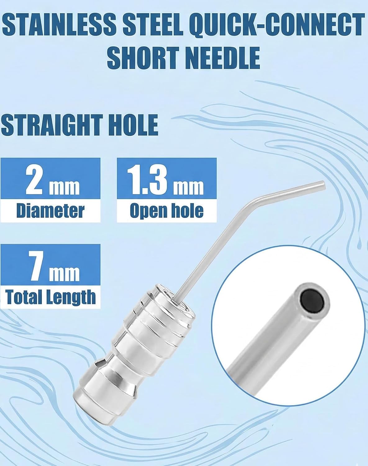 4 Pack High Pressure Washer Nozzle Kit for Washing Machine & Ac Cleaning, Pressure Washer Wand Extension Nozzle Cleaning Needle Flush with 1/4" Quick Connect,40° Spray Pattern,for Tight Spaces (2 Set)
