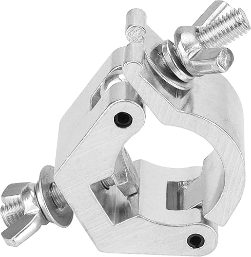 Miniatura 5 de Paquete de 10 abrazaderas de iluminación de escenario, abrazadera de armadura de aluminio resistente de 220 libras para tubo de braguero de