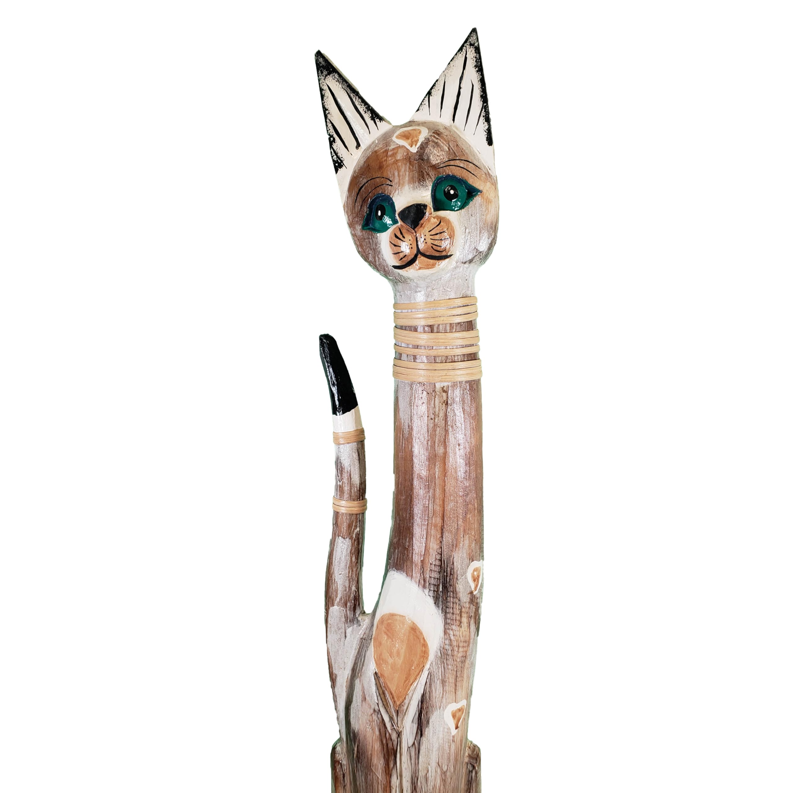 Amazon.com: Stoneage Arts Assorted Wooden Cats with Varying