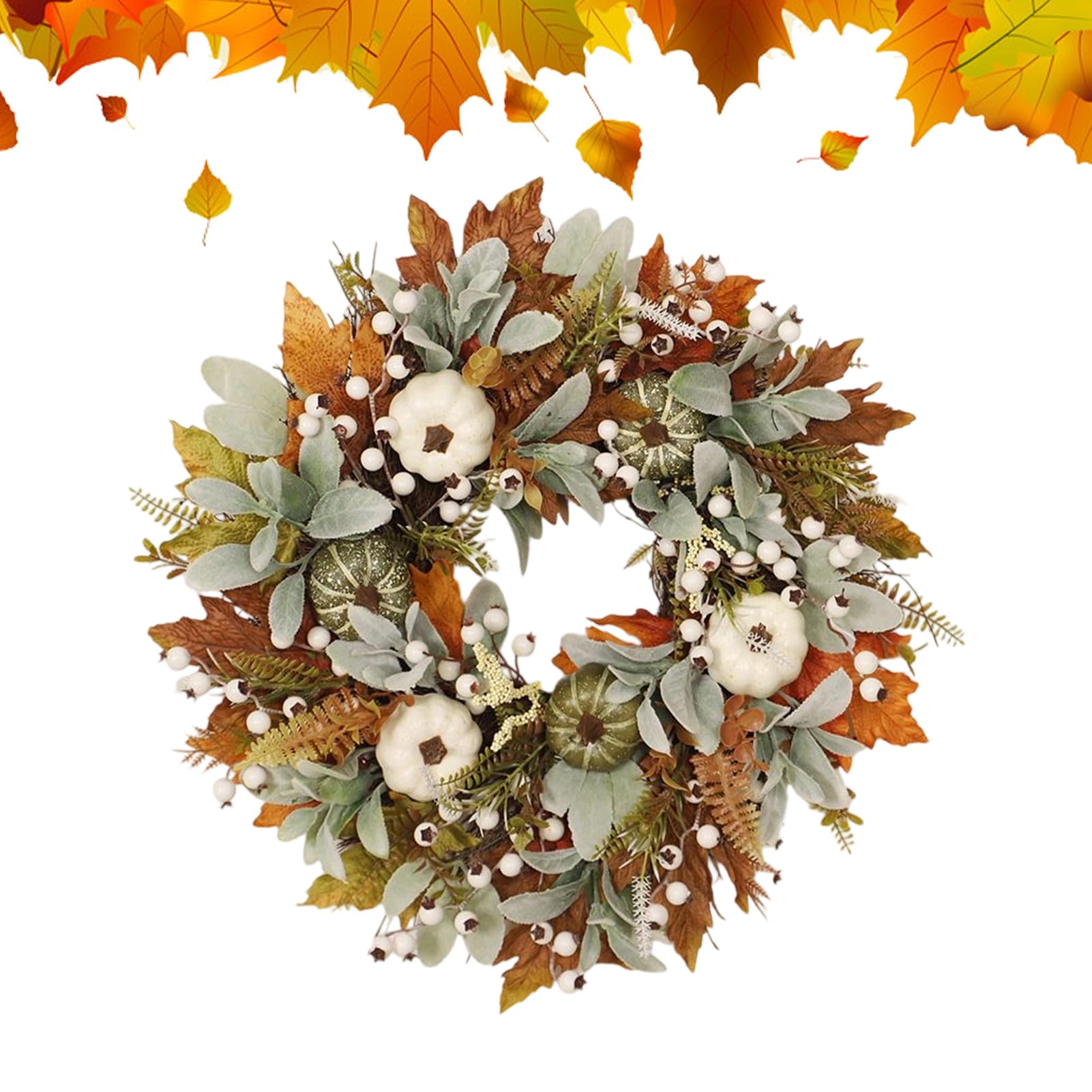 Couronne d'automne pour porte d'entrée : ravivez les souvenirs chaleureux de Thanksgiving