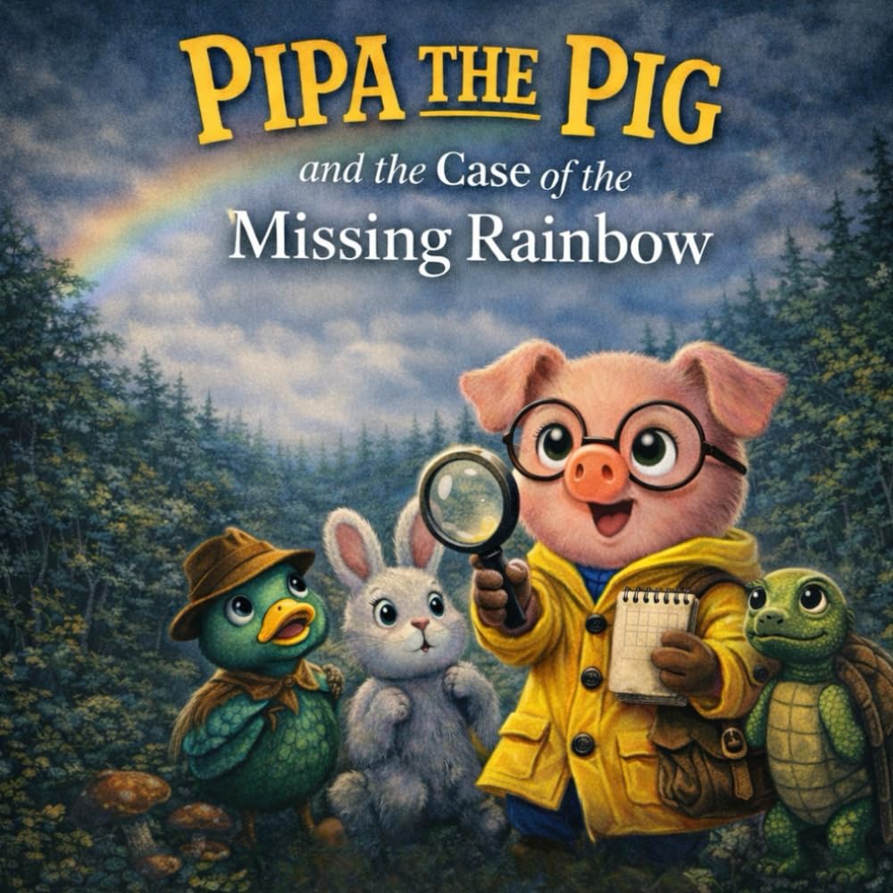 PIPA THE PIG AND THE CASE OF THE MISSING RAINBOW: A Gentle Forest Mystery for Curious Kids (The Pipa the Pig Mysteries)