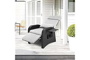 Air Pump Lay-Flat Patio Chair Recliner