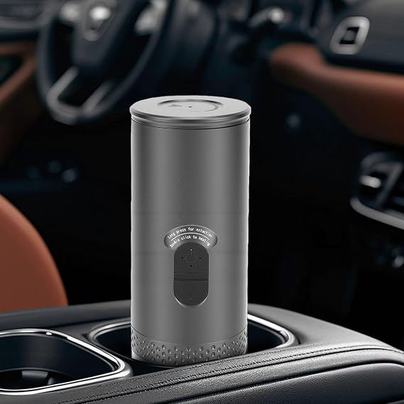 Portable Electric Coffee Maker Automatic Small Capsule Coffee Maker for Outdoor Car Travel CampingCoffee,