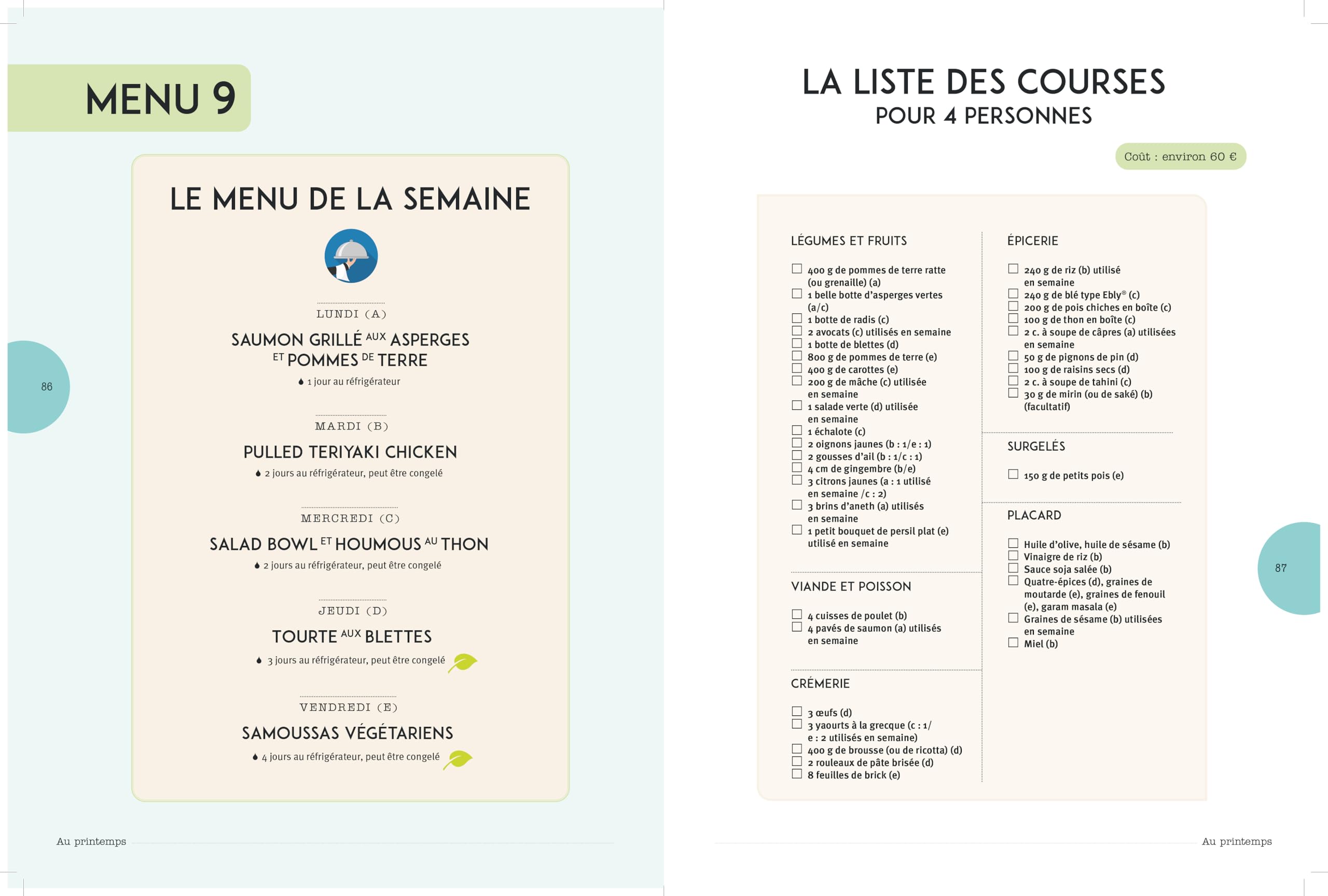 52 nouveaux menus pour batch-cooker toute l'année