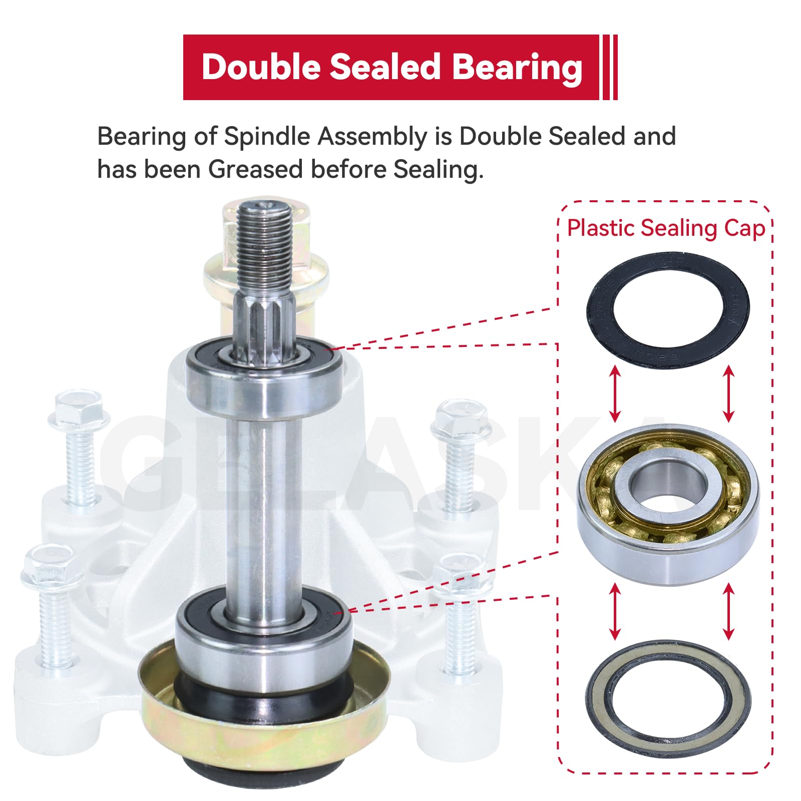 GELASKA Lawn Mower Pulley