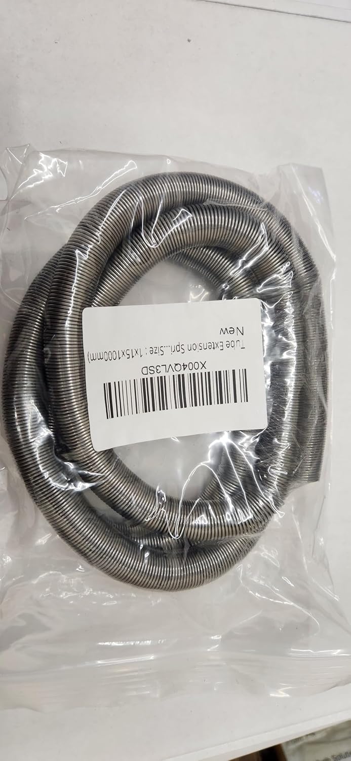 Tube Extension Spring - 1mm Wire Diameter x 15mm Out Diameter x 1000mm Length (Size : 1x15x1000mm), 304 Stainless