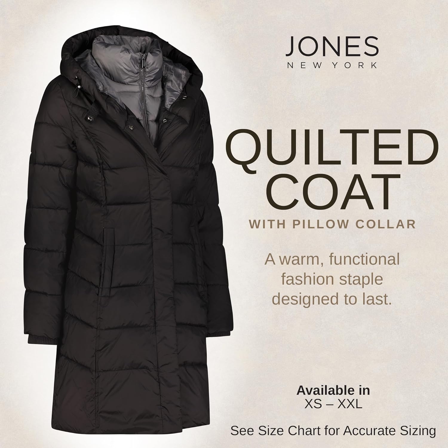 Jones NY Long Puffer Coat Women, Warm Long Coat Kenya Ubuy