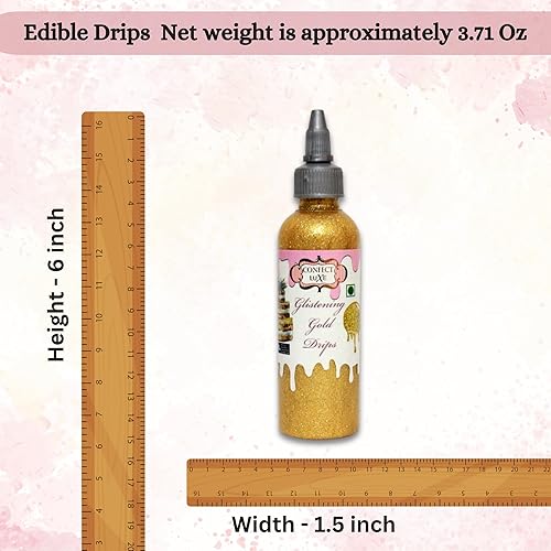 Miniatura 4 de Confect Goteo comestible  Goteo para decoración de pasteles  Goteo para decoración de pasteles  Goteo espumoso comestible para donas y cupcakes