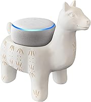 Vista 1 de Dekodots Soporte de mesa para altavoz inteligente (LLama) – Soporte decorativo para Yaxa Echo Dot o Google Home Mini – Diseño portátil, sin