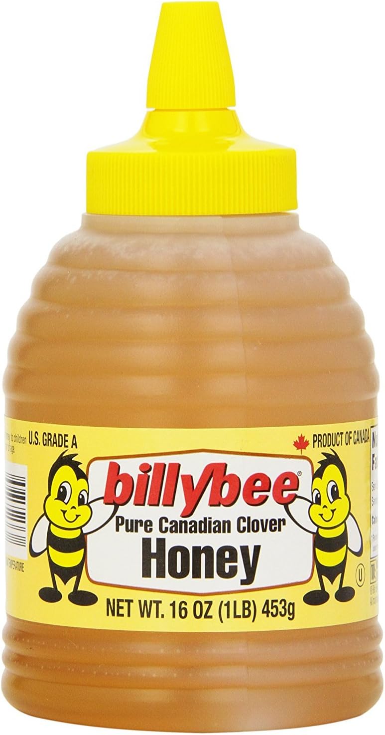 Billy Bee Pure Canadian Clover Honey, 16 oz (Pack of 6)
