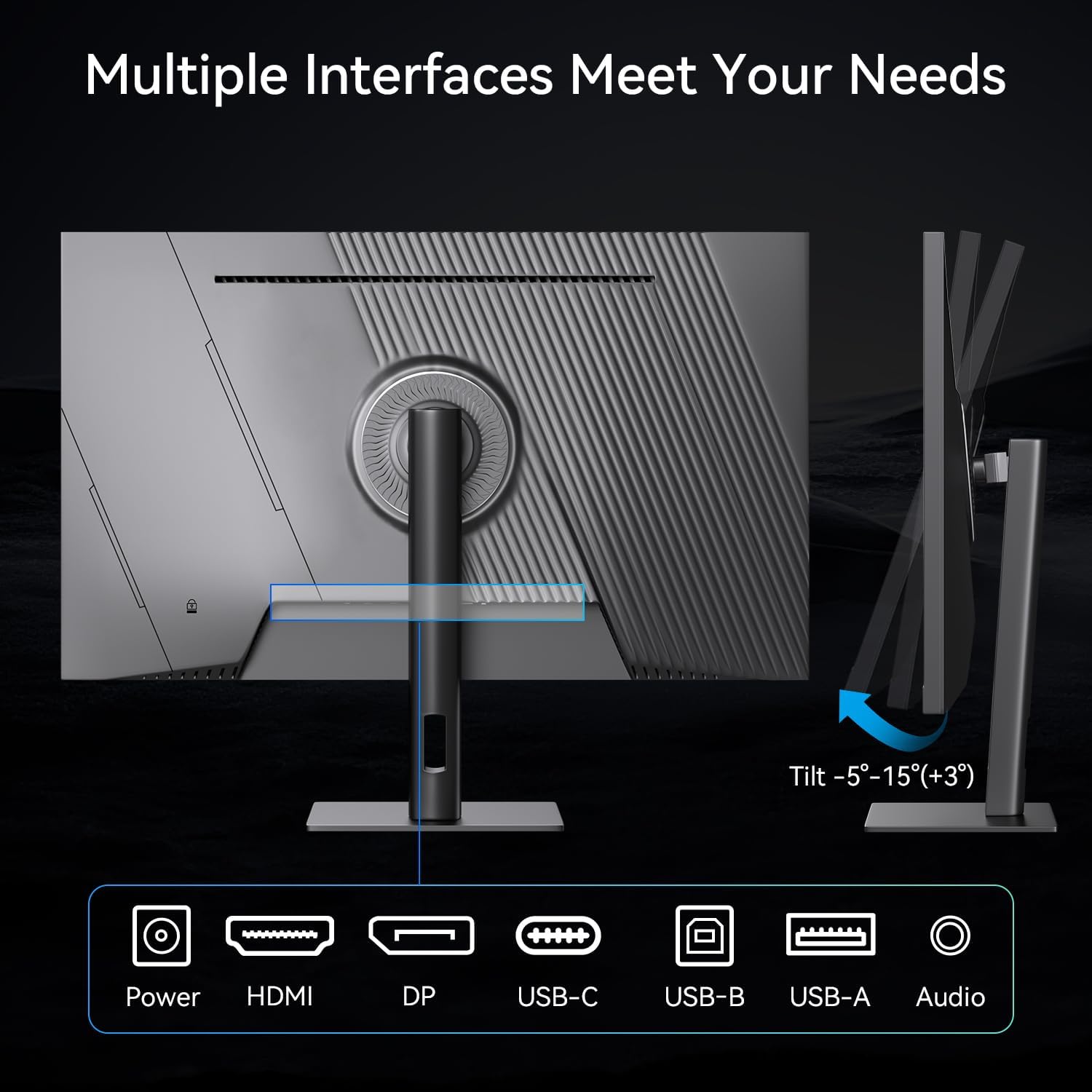 32 Inch 4K Touch Monitor, 144Hz UHD 3840x2160 Desktop Monitor 10-Point Touchscreen, HDMI 2.1 & DP 1.4 & Type-C, HDR 400, Height-Adjustable & Rotatable Stand VESA Mountable External Touch Screen for PC