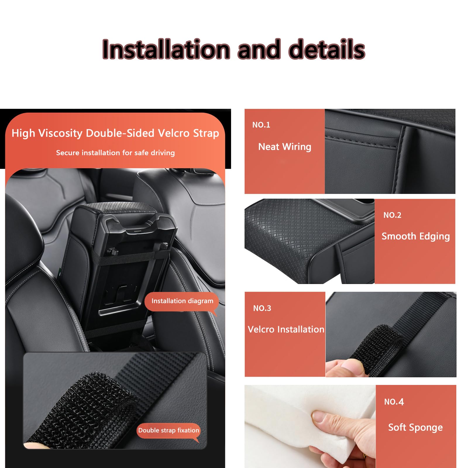 Funda Reposabrazos Coche para Skoda Karoq 2017-2020 2021 2022 2023 2024 2025, Cubierta de Consola Central en Cuero PU, Protector Antideslizante Durable con Función de Almacenamiento