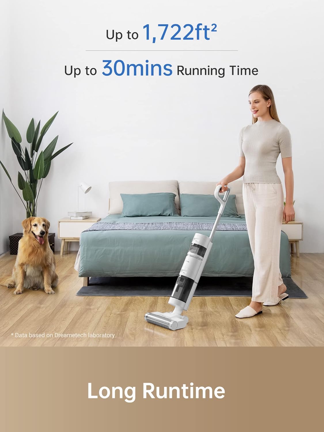 Buy Dreametech H11 Cordless Wet Dry Vacuum and Mop, Powerful Hard Floor