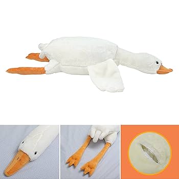 Amazon.co.jp: 50cm 白鳥のぬいぐるみ、ガチョウ 白鳥 動物