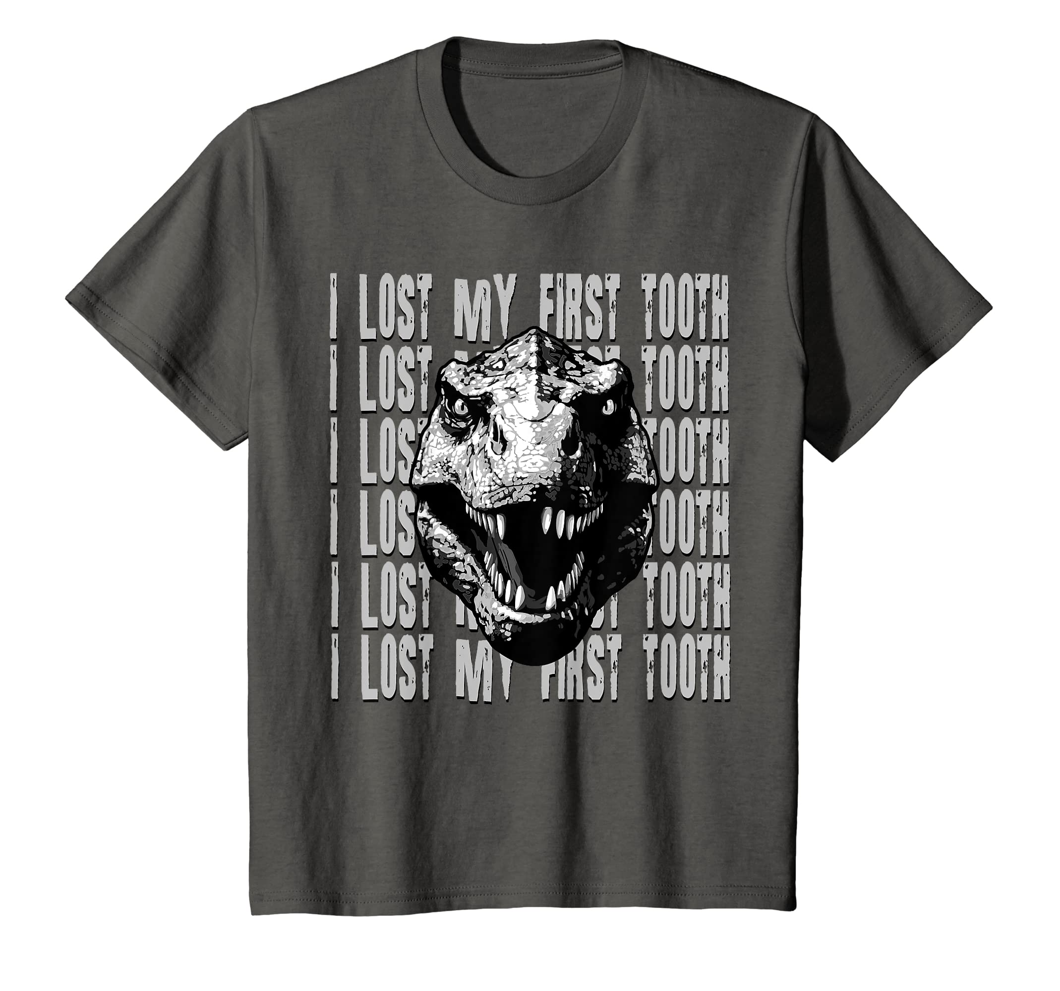 Kids TRexI Lost My First Tooth Fairy T-Rex Kids Boys Baby Teeth T-Shirt