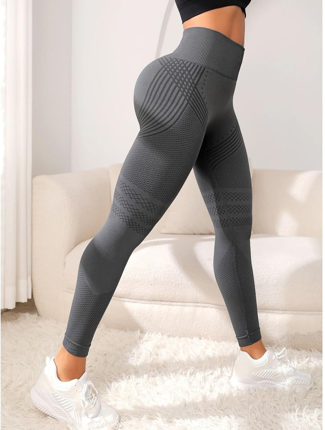 Cellulite Leggings, High Waist 3D Anti Cellulite Leggings for Women, Slimming Workout Yoga Pants