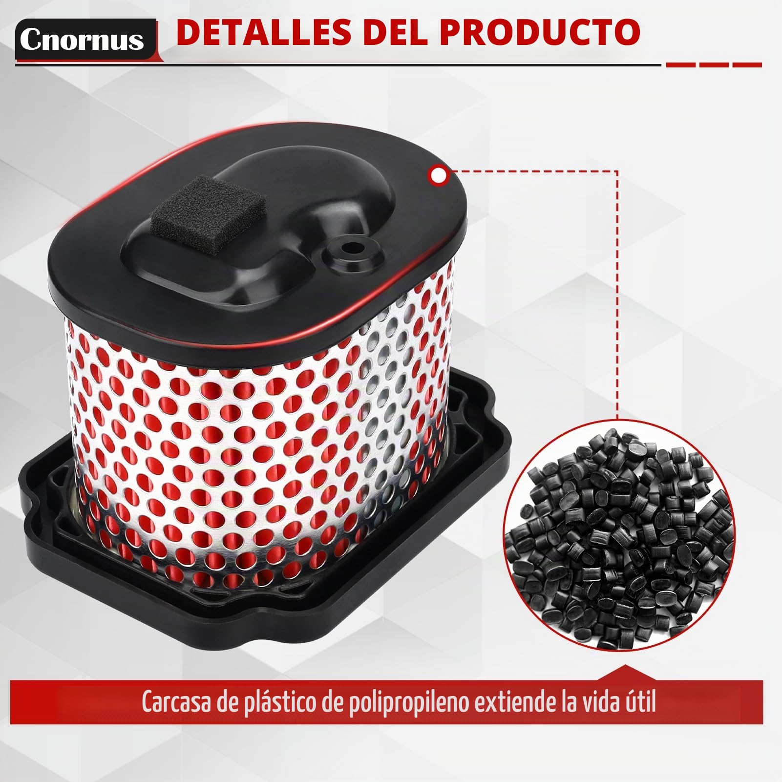 Filtro de Aire para YAMAHA FZ-07 2015-2017/ MT-07 2014-2020/ XSR700 MTM690 2016-2020/ XTZ690 Tenere 2020/700 Tracer 2016-2020