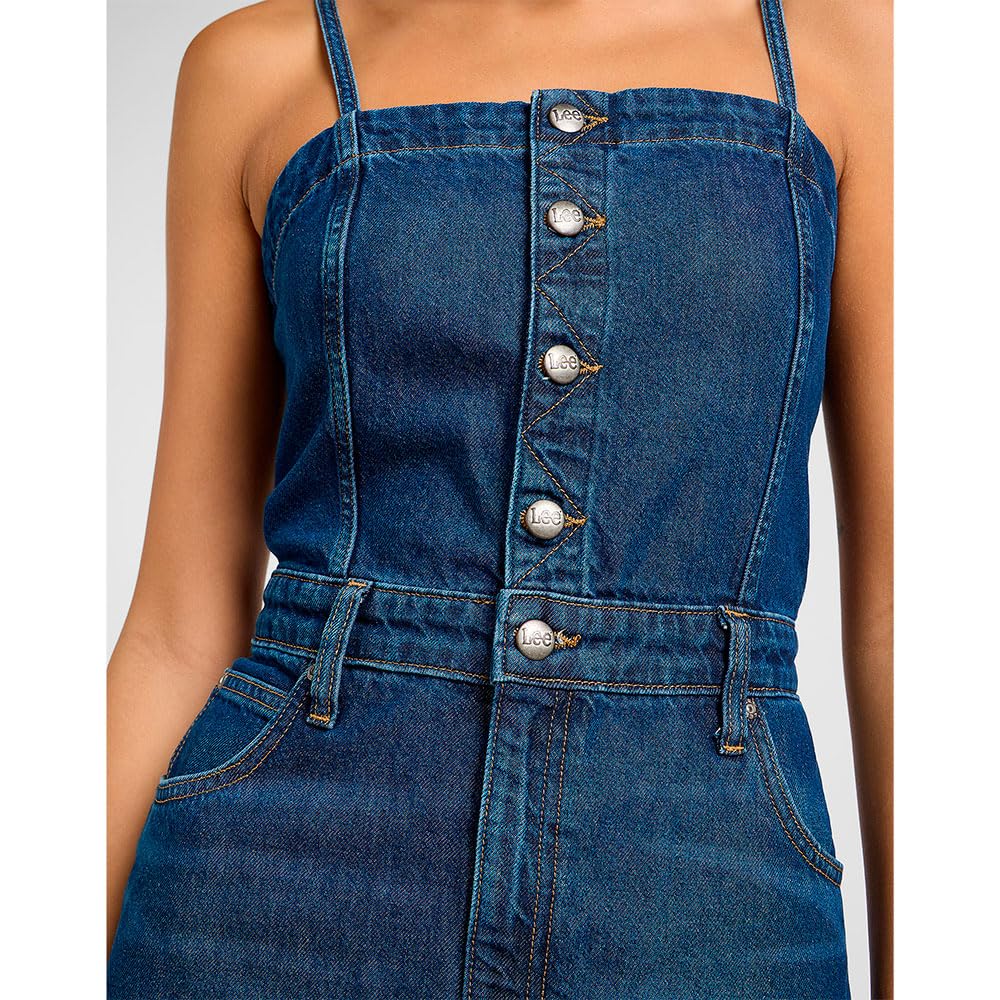 Lee Nieformalna sukienka Kobiety Maxi Denim Dress