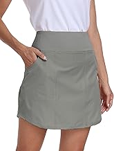 MoFiz Rock Damen Sommer Golfrock Tennisrock mit Innenshorts Strickrock Hoher Taille Skorts für Outdoor