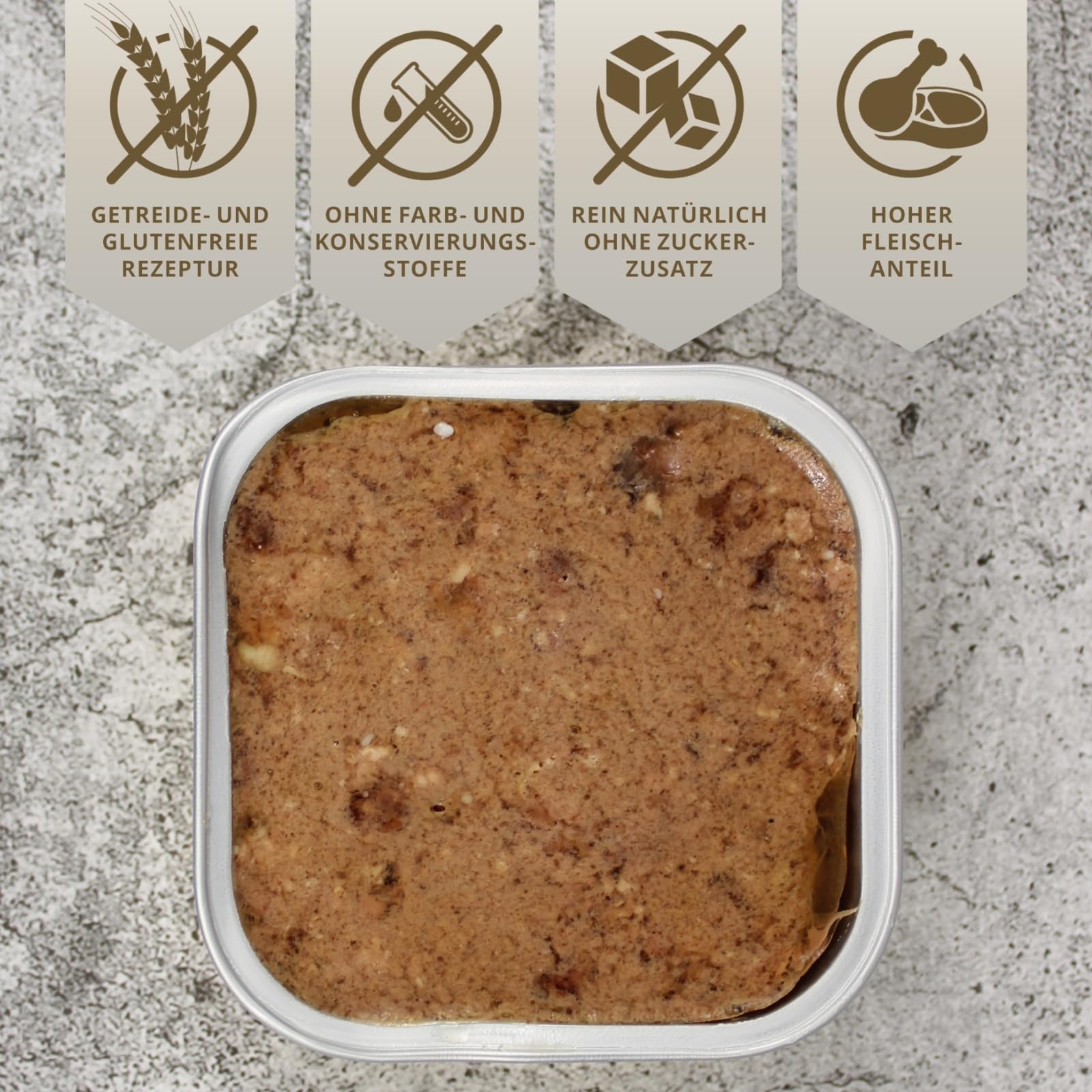 Lecker.Pet® 33 x 150 g Luna's pâté Fine Riche en Dinde, Aliment pour Chiens