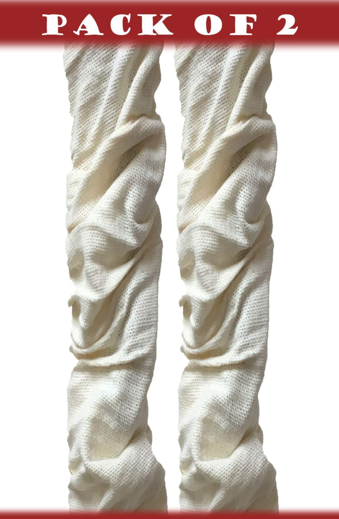 Royal Designs, Inc CC-20-LNEG-2 Cord & Chain Covers, 4 ft, Linen Eggshell-2 Pack, 2 Piece