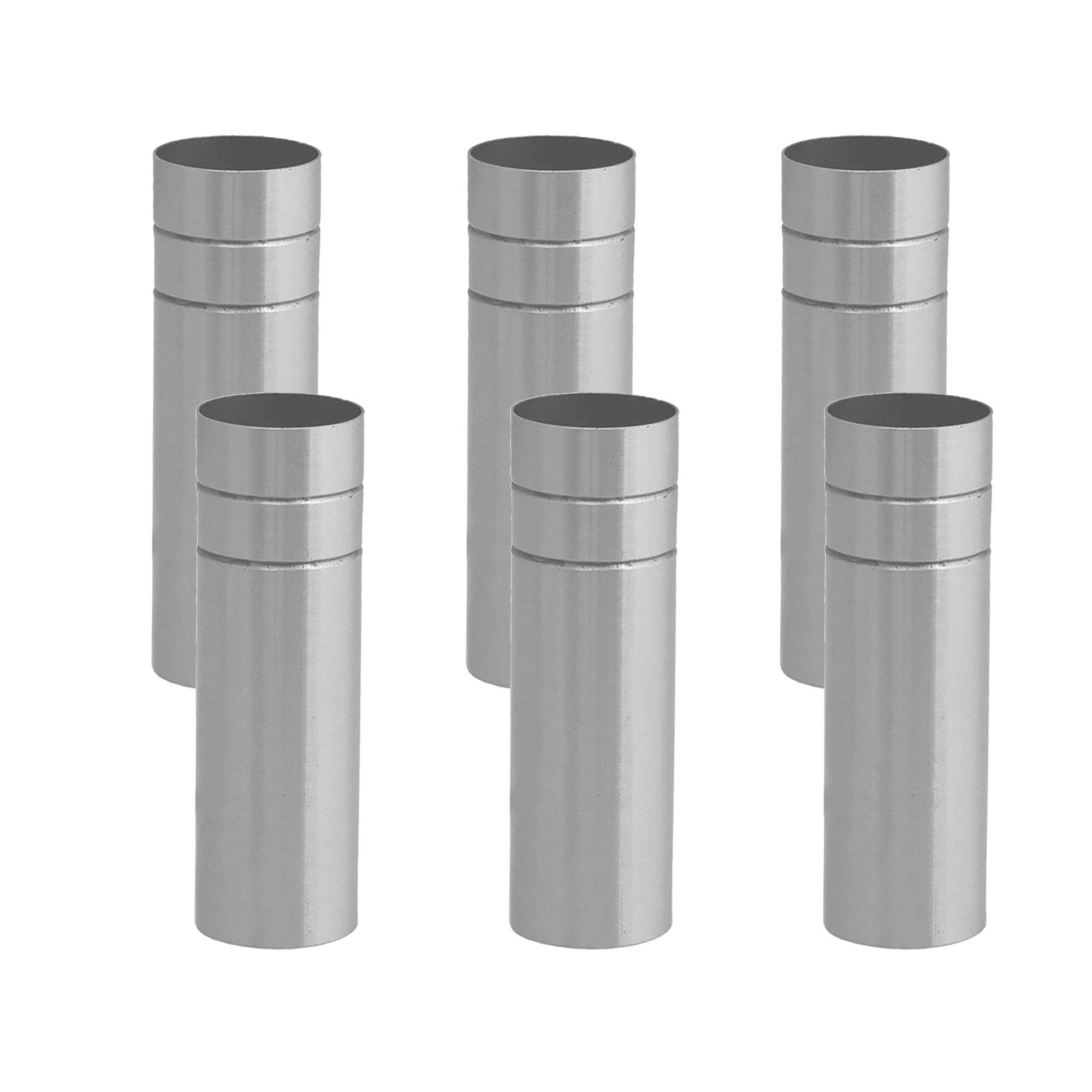 Fourreau bougie lustre chrome 25mm de diamètre isolant et robuste RDEXP