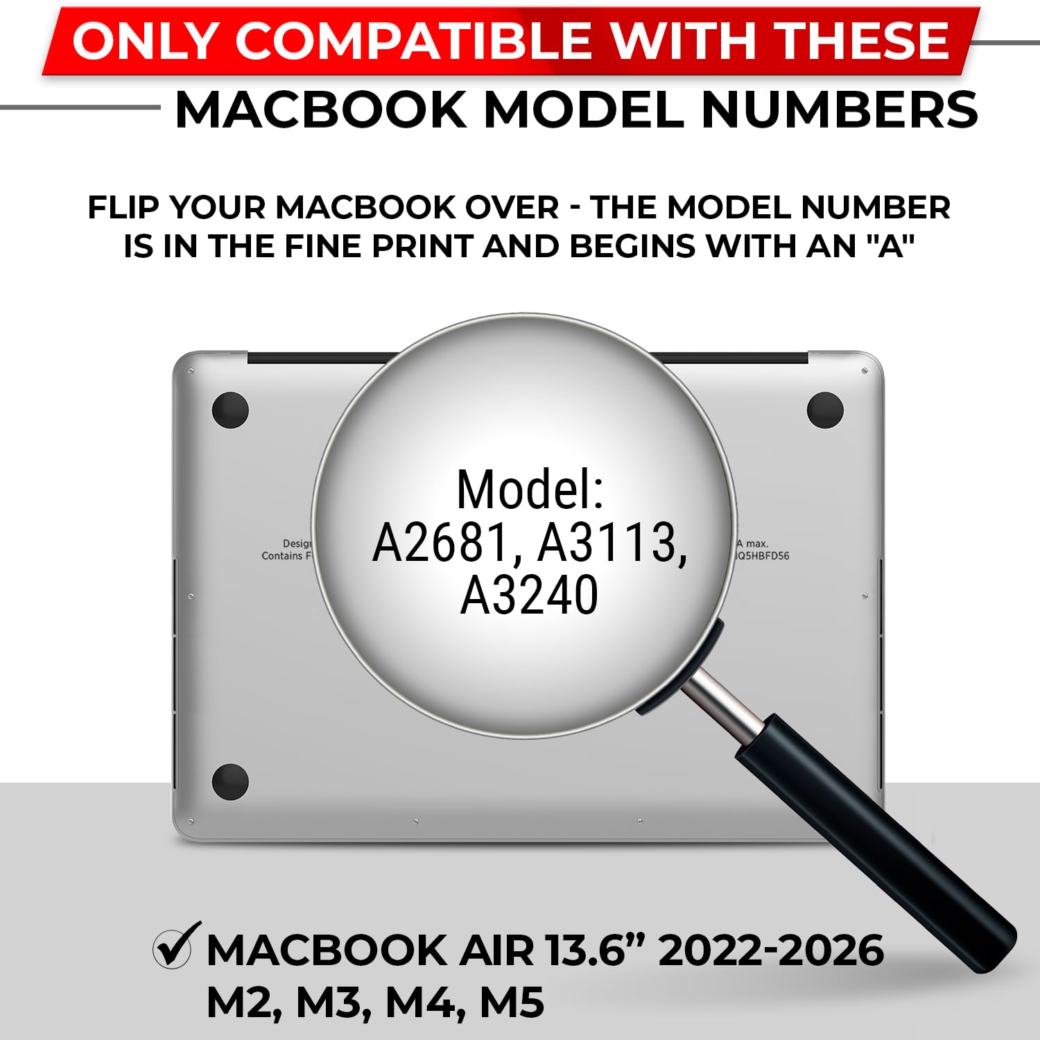 SightPro Écran de confidentialité magnétique pour MacBook Air 13" et 13,6" (2022-2026, M2-M5) - Filtre de confidentialité amovible breveté pour ordinateur portable
