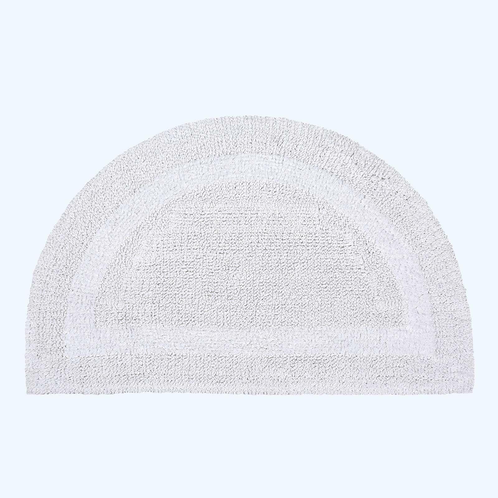 HOMESCAPES Toilet Mat, Luxury 1600gsm Extra Soft 100% Cotton, Reversible Bathroom Mats Non-Slip, Washable, Super Absorbent, Quick-Dry, Raspberry Pink Pedestal Rug for Toilet, 50 x 55 cm — view 101