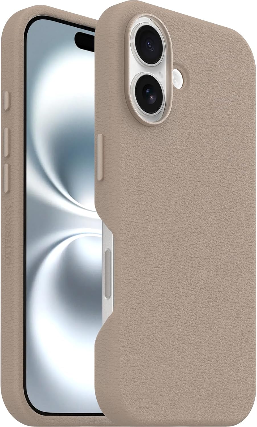 OtterBox iPhone 16 Symmetry Series Cactus Leather for MagSafe - Cottonwood Glen Brown