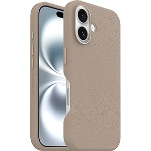 OtterBox iPhone 16 Symmetry Series Cactus Leather for MagSafe - Cottonwood Glen Brown
