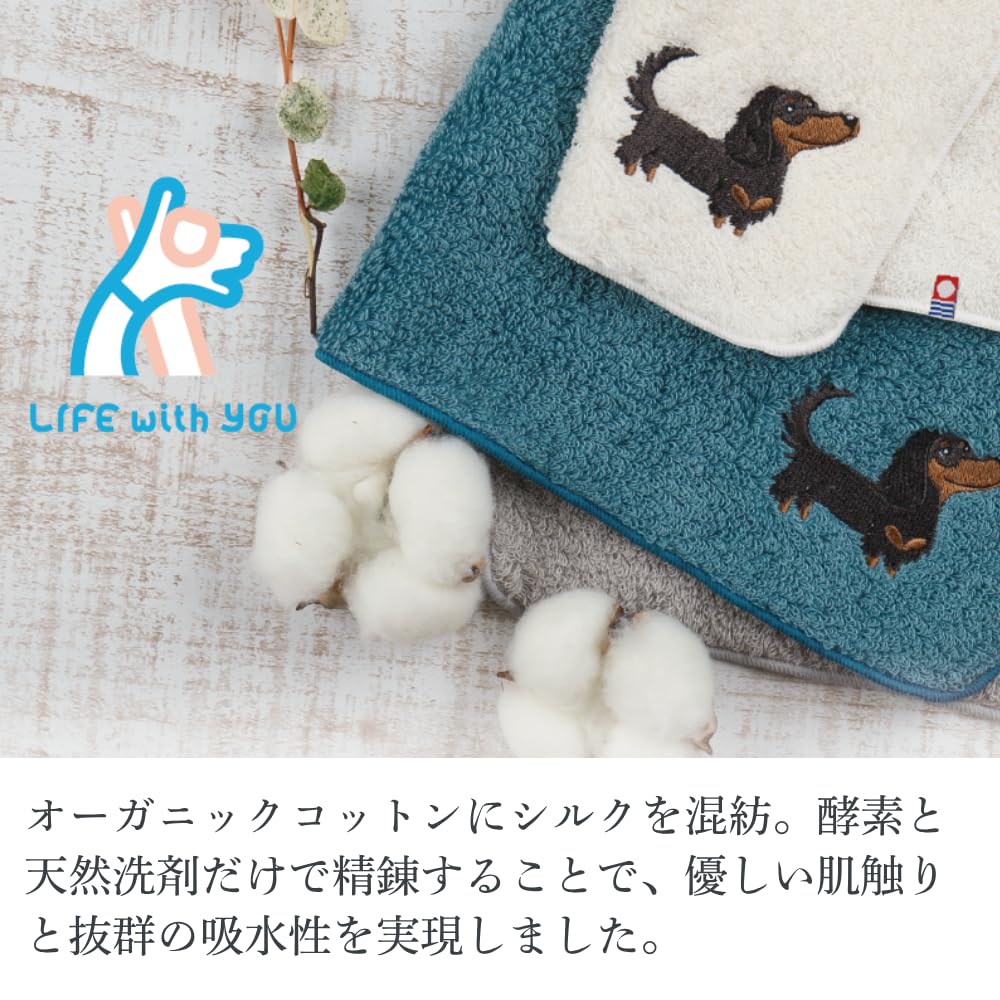 Amazon.co.jp: 【ハロードッグ】 今治タオルハンカチ ダックスフント