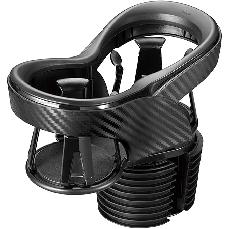 Amazon カーメイト 車用 ドリンクホルダー クワトロx ツイン カップホルダー カーボン調 ブラック Dz523 車 バイク 車 バイク