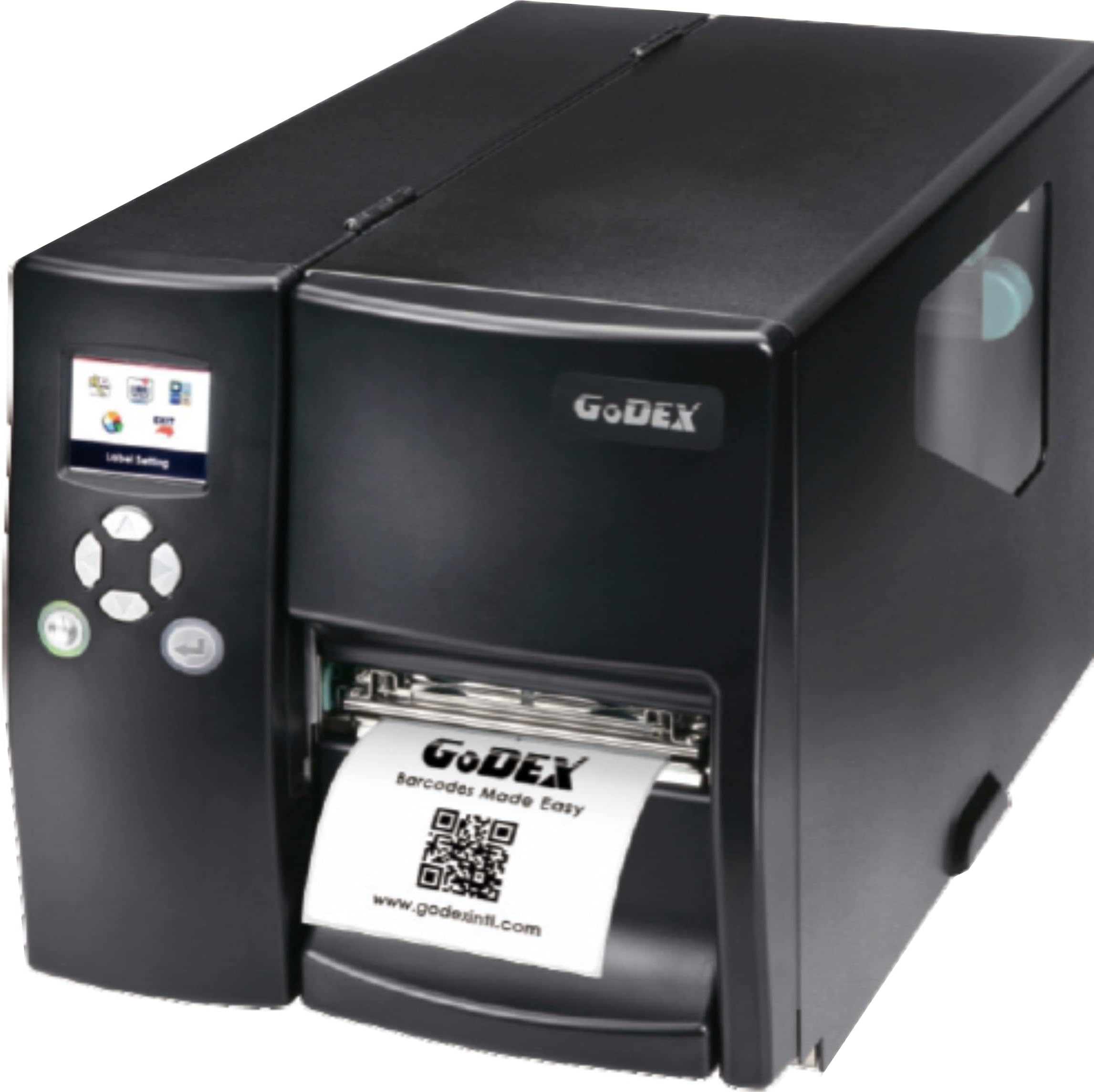 GODEX EZ2250i 4“Thermal Transfer Printer Color Display 203 dpi, 7 IPS, USB(D/H), RS232, Ethernet