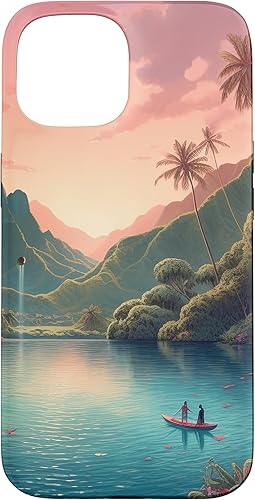 Miniatura 10 de iPhone 1212 Pro Tropical Hawaii Ocean Beach - Palmeras - Funda de surfista hawaiano