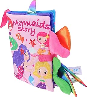 Toyvian 1Pc Crianças Livro De Pano De Cauda Brinquedos Para Crianças Brinquedo Para Crianças Kidcraft Playset Brinquedos Infantis Brinquedo Infantil Crianças Playset Brinquedos Para Bebês