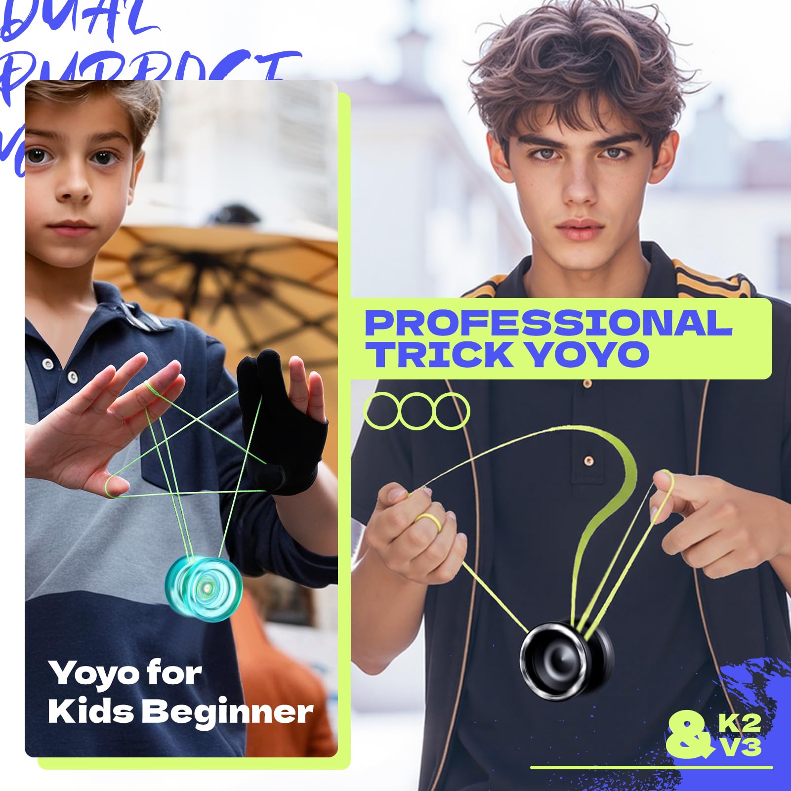 MAGICYOYO Yoyo Responsivo Para Crianças, Pacote Yo Yo Yo