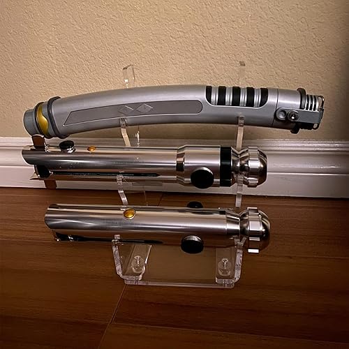 Miniatura 6 de WANLIAN Soporte de sable, soporte de exhibición de sable de luz, soporte de empuñaduras de sable de luz, soporte de espada, para visualización