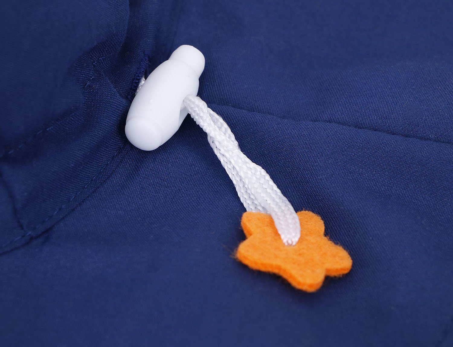 Livingston Boys UPF 50+ UV Ray Sun Wide Brim Baby Sun Hat, Navy, 12-24 Months